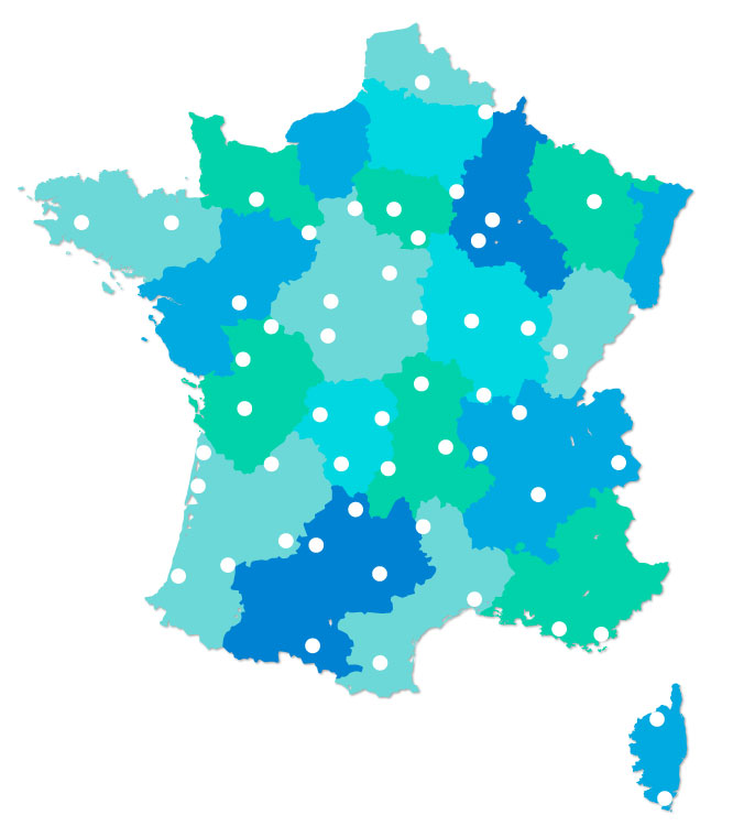 carte de france wiizone